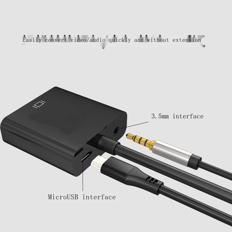 Hdmi to vga cable with audio power converter hdmi to vga