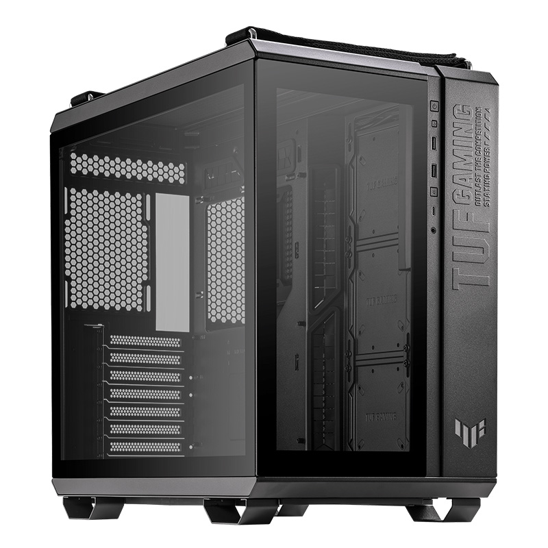 Asus GT502 TUF Gaming TG Mid Tower ATX Case - Black (GT502 TUF GAMING CASE BLK TG)