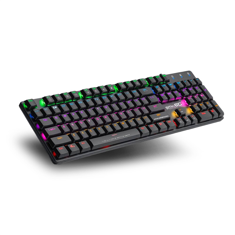 Armaggeddon SMK-6C Low Profile Psychkestrel Mechanical Gaming Keyboard -  Blue Switch