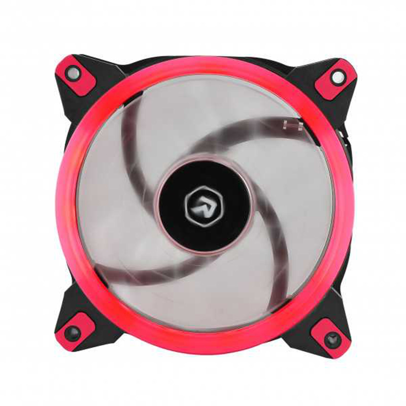 Rotanium 4Pin PWM 120mm LED Case Fan - Red