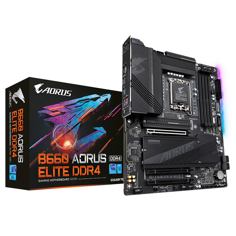 Gigabyte B660 Aorus Elite DDR4 LGA 1700 ATX Motherboard (GA-B660-AORUS-ELITE-D4)