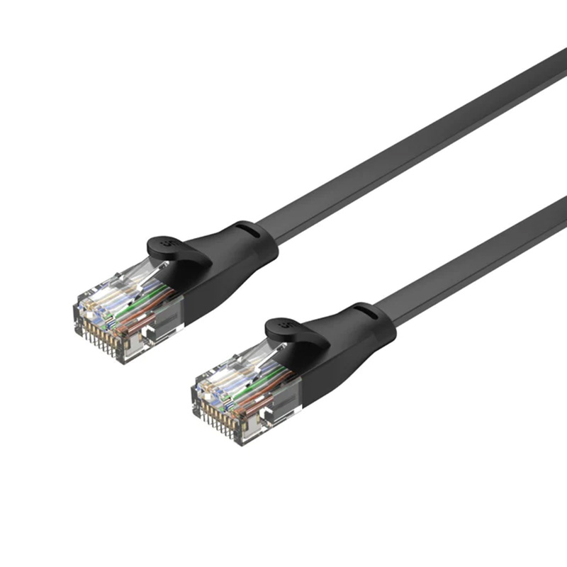 Unitek Cat6 RJ45 Flat Ethernet Network Cable - 1m (C1809GBK)