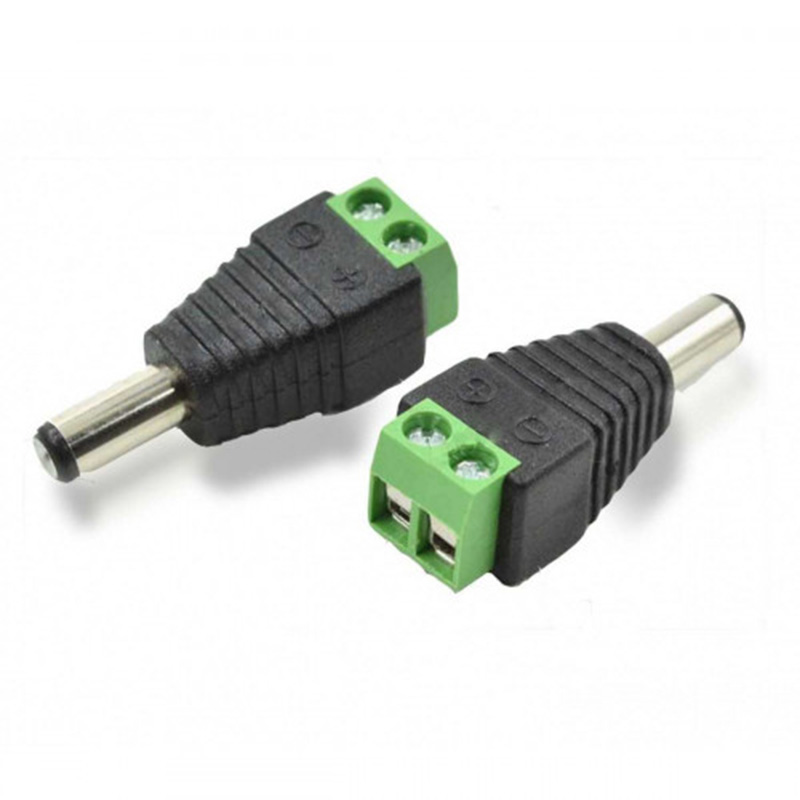 SURVEILIST DC Plug with Screw Terminal Male