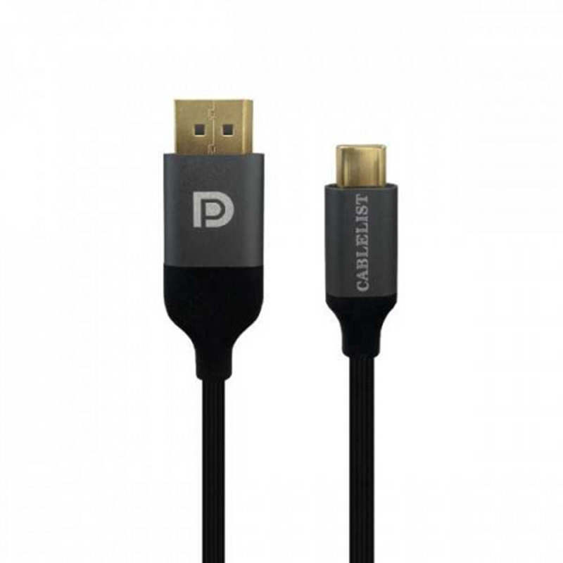 Cablelist 4K USB-C Type-C Male to Displayport Male Cable 2m (CLTPDP2M)