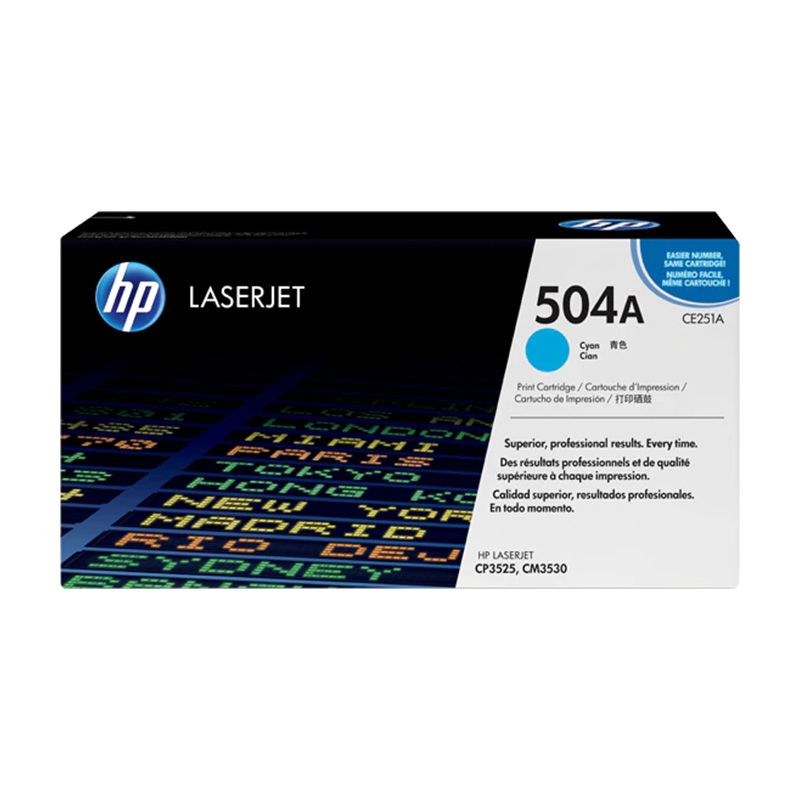 HP 504A Toner Cartridge - Cyan