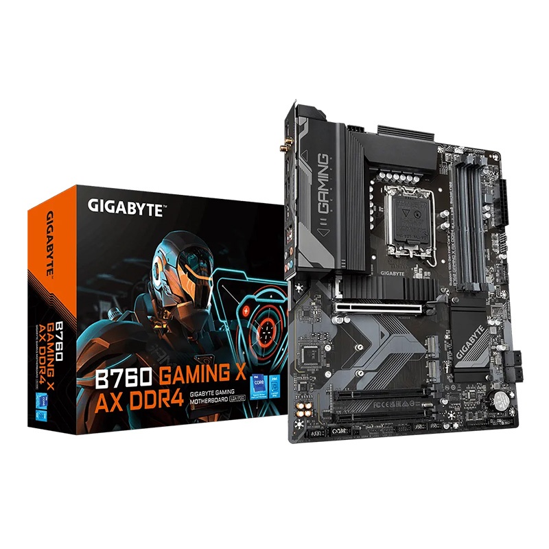 Gigabyte B760 Gaming X AX D4 LGA 1700 ATX Motherboard (B760-GAMING-X-AX-DDR4)