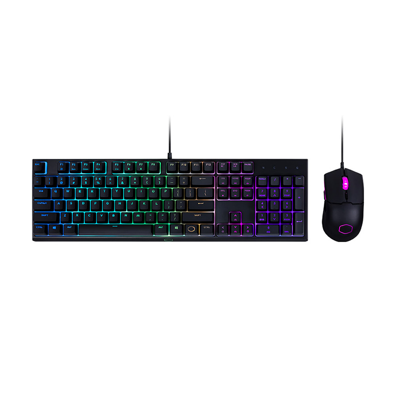 Cooler Master MasterSet MS110 RGB Combo Gaming Keyboard and Mouse (MS-110-KKMF3-US)