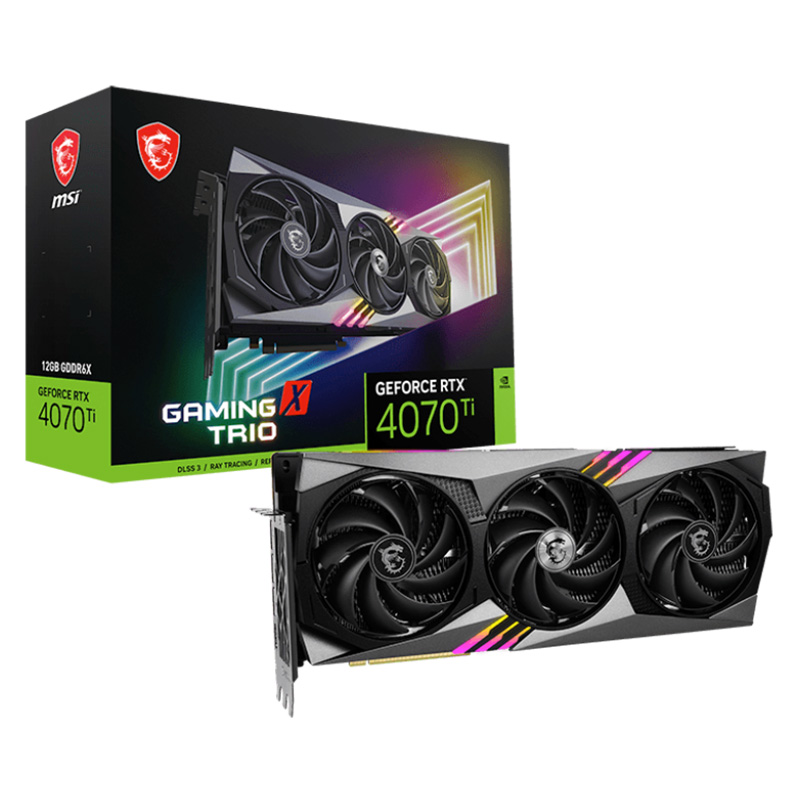 MSI GeForce RTX 4070 Ti Gaming X Trio 12G Graphics Card (GeForce RTX 4070 Ti GAMING X TRIO 12G)