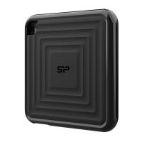 Silicon Power 2TB PC60 Rugged 540 MB/s USB C USB 3.2 Gen 2 Portable External SSD with 1 USB C to USB A cable