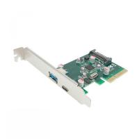 Simplecom EC312 PCI-E2.0 x4 to 2 Port USB3.1 Gen II 10Gpbs Type-C+A PCI-E Card