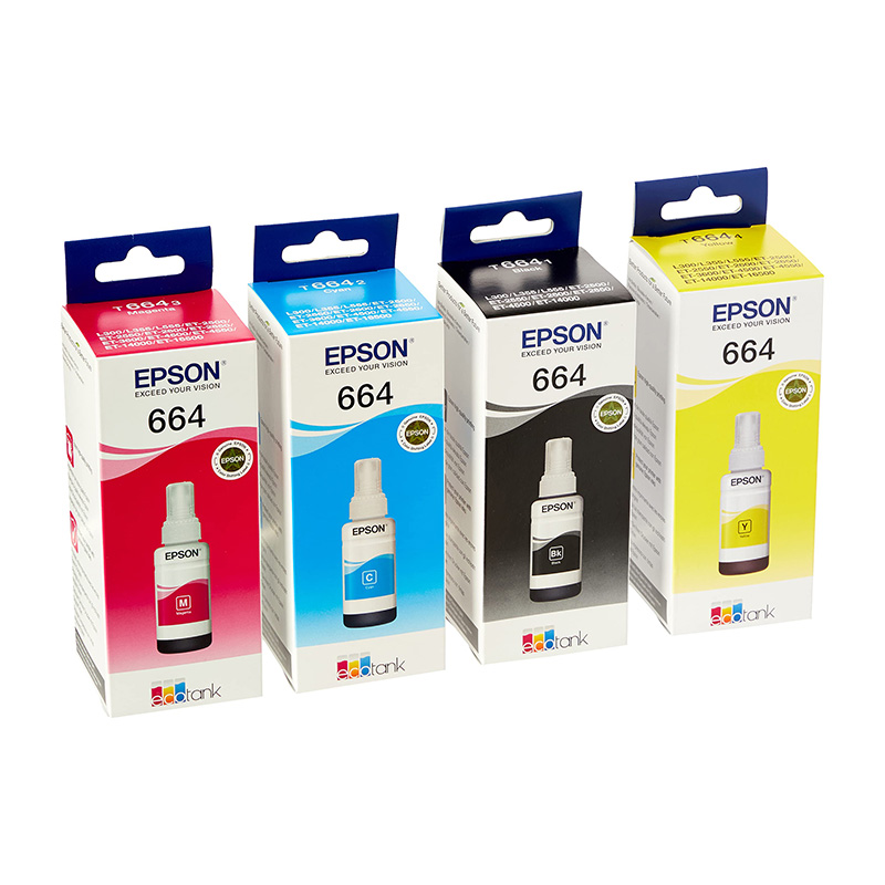 Epson Compatible Ink Cartridge 4 color BCMY - ET-2500 (INKEOEMET2500PK)