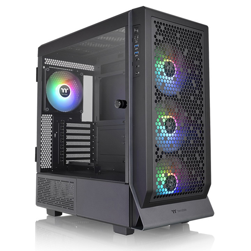 Thermaltake Ceres 500 TG ARGB Mid Tower EATX Case - Black (CA-1X5-00M1WN-00)