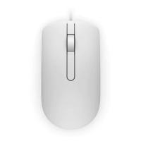 Dell MS116 Wired Optical Mouse - White (570-AAJN)