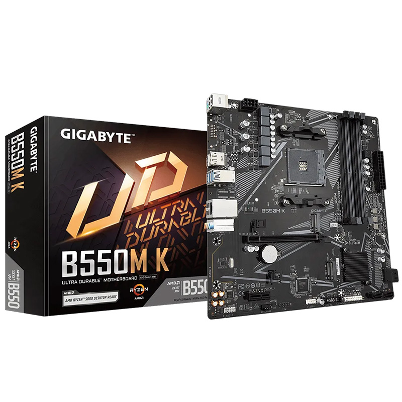 Gigabyte B550M K mATX AM4 Motherboard (GA-B550M-K)