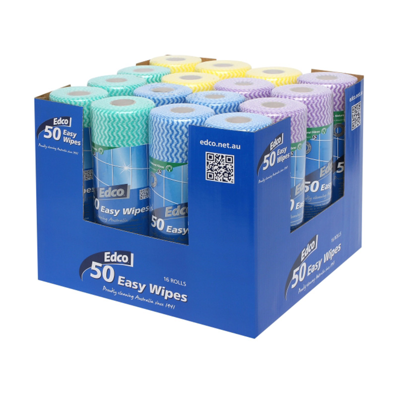 EDCO EASY WIPES ROLL (56110) 50PK