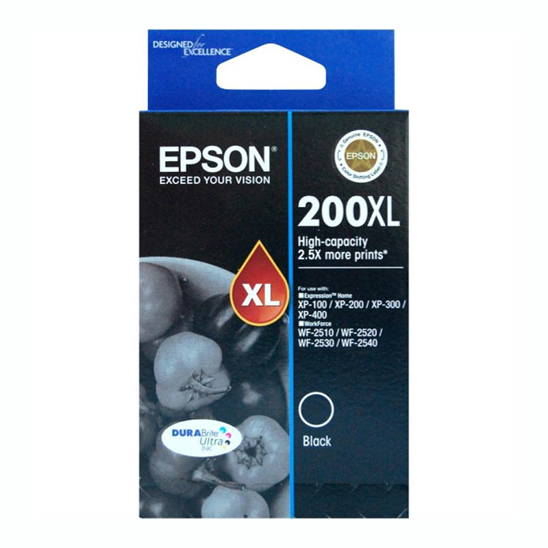 Generic Epson Compatible 200BXL/2001XL Black Ink Cartridge - C13T201192 (INKEOEME200BXL)