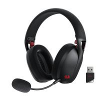 Redragon H848 Bluetooth Wireless Gaming Headset - Lightweight - 7.1 Surround Sound - 40MM Drivers - Detachable Microphone, Black 