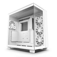 NZXT H9 Flow TG Mid-Tower ATX Case - White