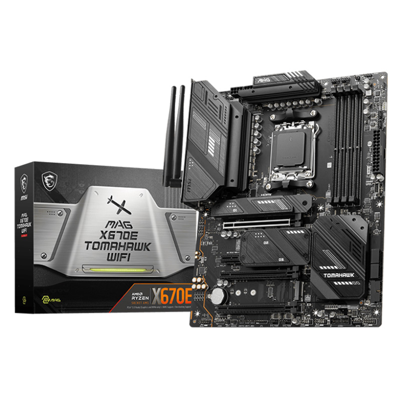 MSI MAG X670E TomaHawk Wifi AM5 ATX Motherboard (MAG X670E TOMAHAWK WIFI)