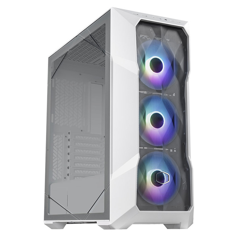 CoolerMaster TD500 Mesh White ARGB V2 Mid Tower EATX Case (TD500V2-WGNN-S00)