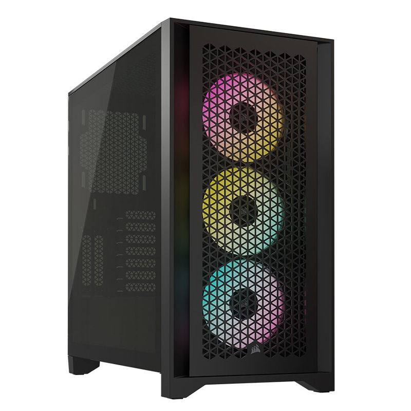 Corsair iCUE 4000D RGB Airflow TG Mid-Tower ATX Case - Black (CC-9011240-WW)