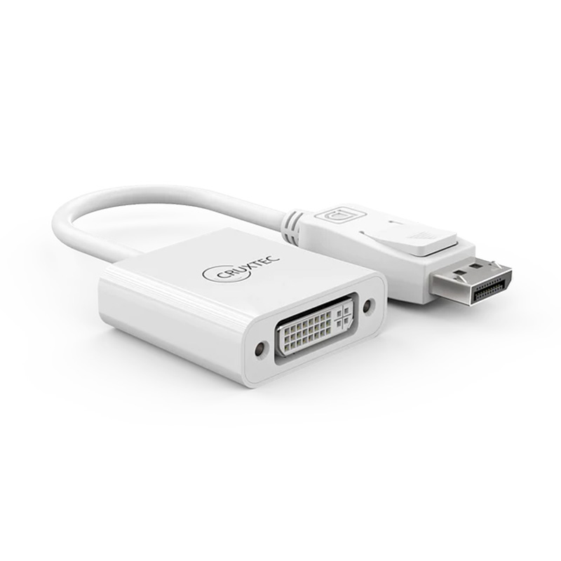 Cruxtec DisplayPort to DVI 4K Adapter