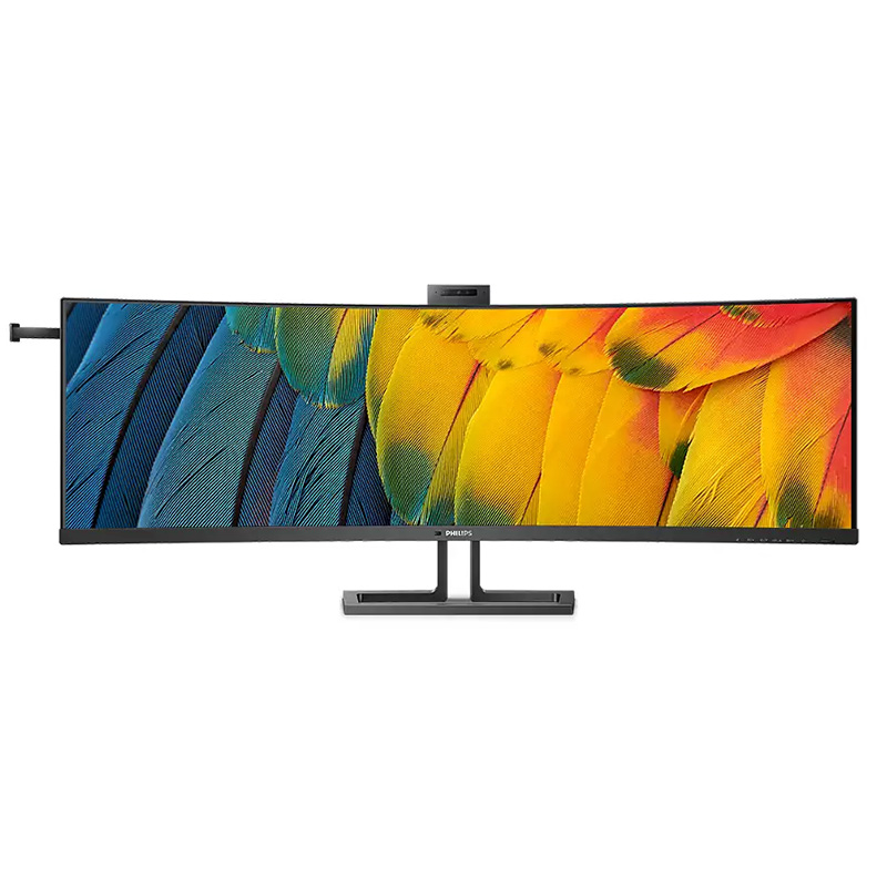 Philips 44.5in QHD Dual W-LED VA 75Hz Adaptive Sync SuperWide Curved Business Monitor with Webcam (45B1U6900CH)