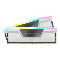 Corsair Vengeance RGB 32GB (2x16GB) C40 6000MHz DDR5 DRAM - White (CMH32GX5M2B6000C40W)