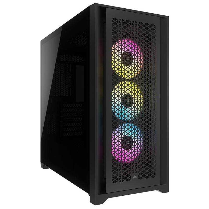 Corsair iCUE 5000D RGB Airflow TG Mid Tower ATX Case - Black (CC-9011242-WW)