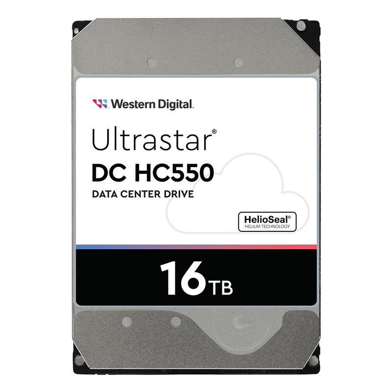 Western Digital 16TB Ultrastar DC HC550 7200RPM 3.5in SATA Hard Drive (0F38462)