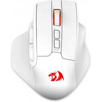 Redragon M806 Bullseye Gaming Mouse, 7 Programmable Buttons Wired RGB Gamer Mouse w/Ergonomic Natural Grip Build, White