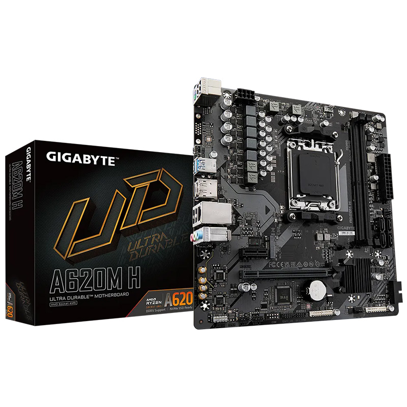 Gigabyte A620M-H AM5 mATX Motherboard (GA-A620M-H)