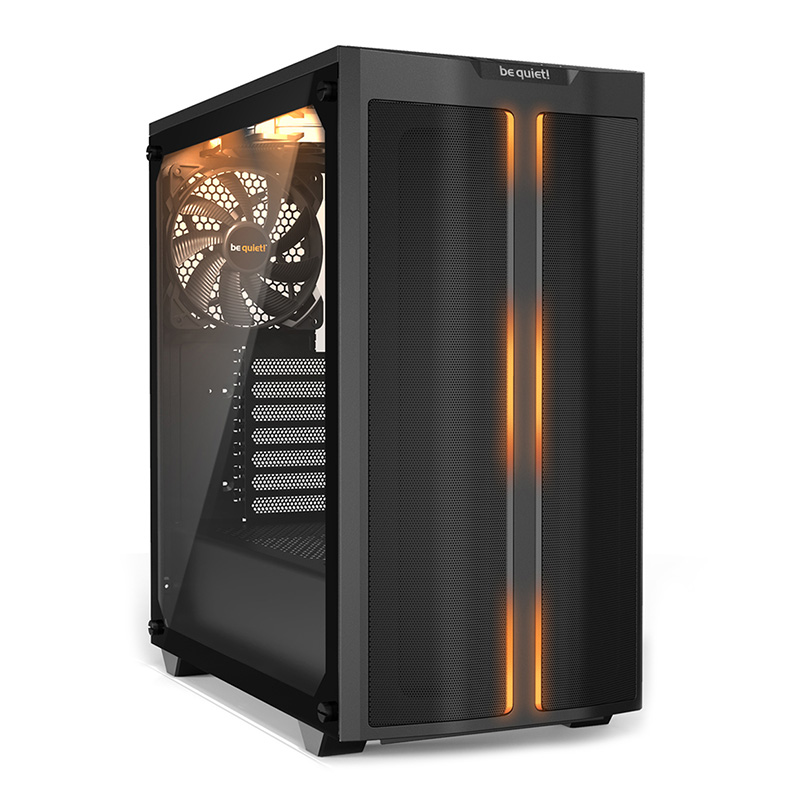 be quiet! Pure Base 500DX Tempered Glass ATX Case - Black (BGW37)