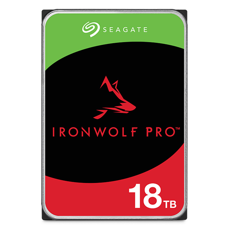 Seagate IronWolf Pro 18TB 7200RPM 3.5in SATA3 Hard Drive (ST18000NT001)