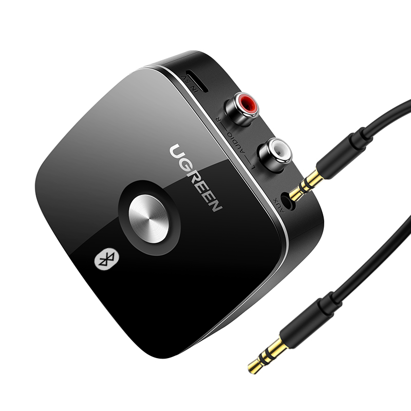 UGREEN Wireless Bluetooth Audio Receiver 5.1 with 3.5mm and 2RCA Adapter