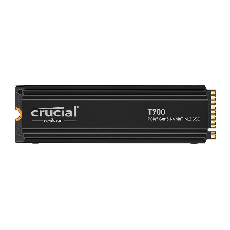 Crucial T700 4TB CT4000T700SSD5 PCIe Gen5 M.2 NVMe SSD with Heatsink