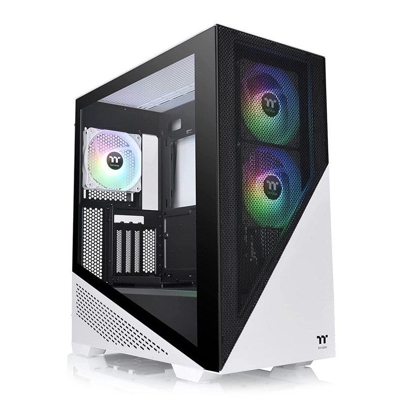 Thermaltake Divider 370 ARGB TG Mid Tower ATX Case - Snow (CA-1S4-00M6WN-00)