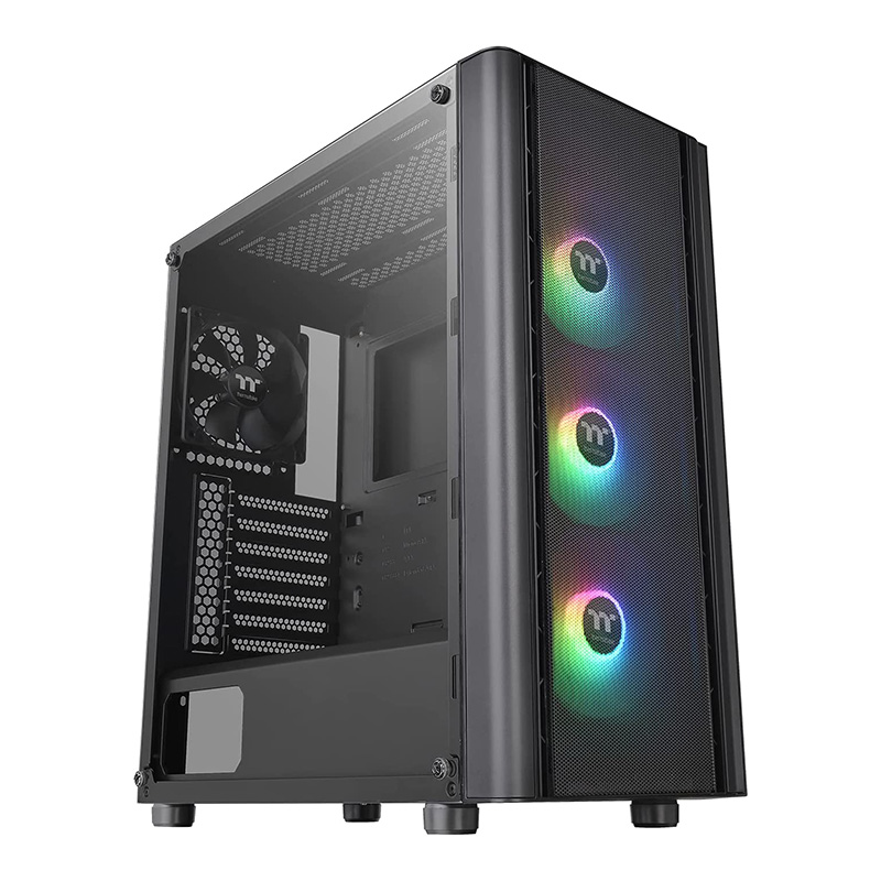 Thermaltake V250 TG ARGB Air Mid Tower Chassis - Black (CA-1Q5-00M1WN-03)