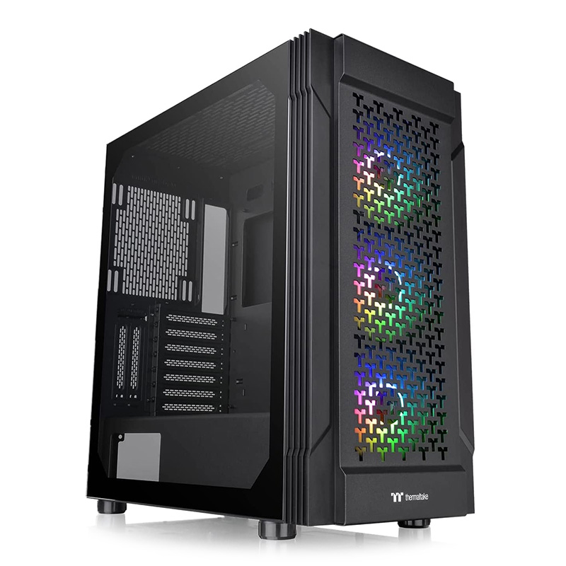 Thermaltake Versa T27 TG ARGB Mid Tower E-ATX Case - Black (CA-1W2-00M1WN-01)