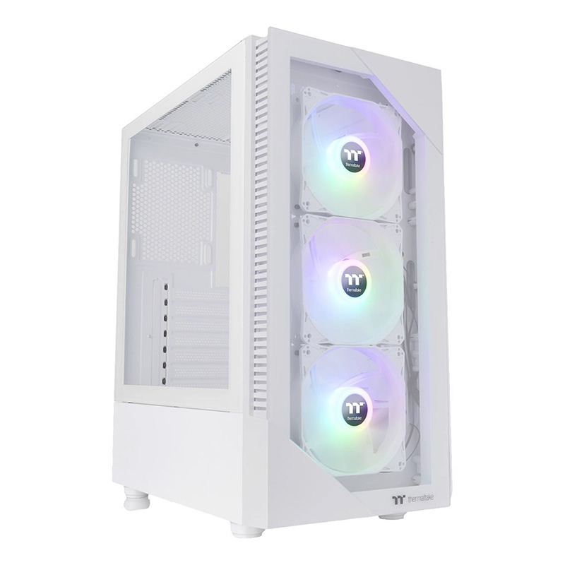 Thermaltake View 200 TG ARGB Mid Tower ATX Case - White (CA-1X3-00M6WN-00)