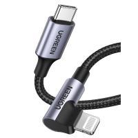 UGREEN Angled Lightning To Type-C 2.0 Cable - 1M