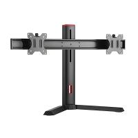 Brateck Dual Screen Classic Pro Gaming Monitor Stand Fit Most 17in-27in Monitors Up to 7kg - Red (MBAT-LDT32-T02-R)