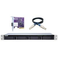 QNAP TL-R400S 4 Bay 1U Rackmount SATA Storage Expansion Enclosure