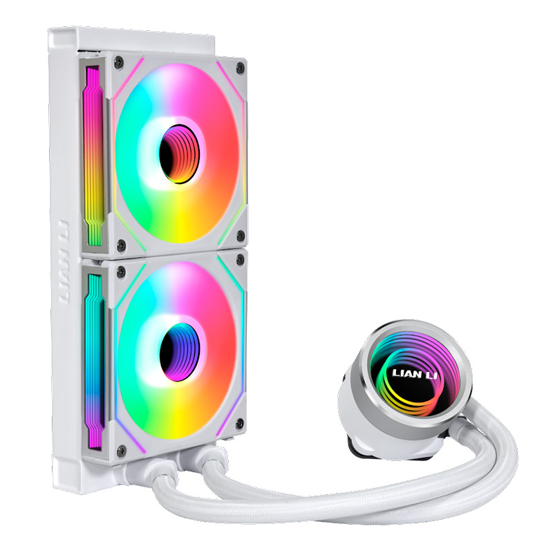 Lian Li Galahad II TRINITY SL-INF 240 Closed Loop ARGB AIO LIQUID CPU Cooler - White