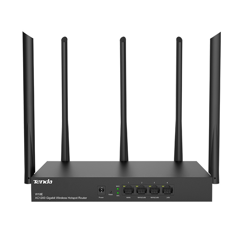 Tenda AC1200 Gigabit Wireless Hotspot Router (W18E)