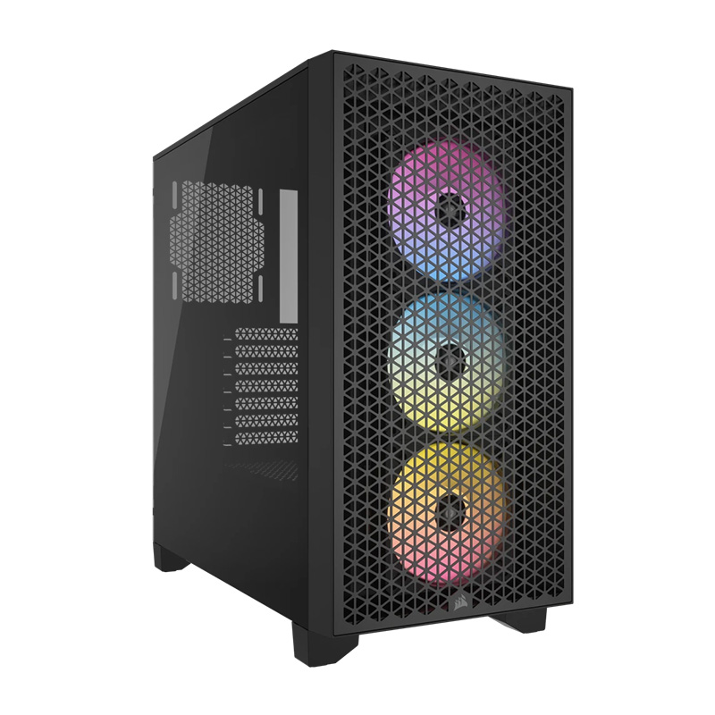 Corsair 3000D RGB AIRFLOW Mid-Tower ATX Case - Black (CC-9011255-WW)