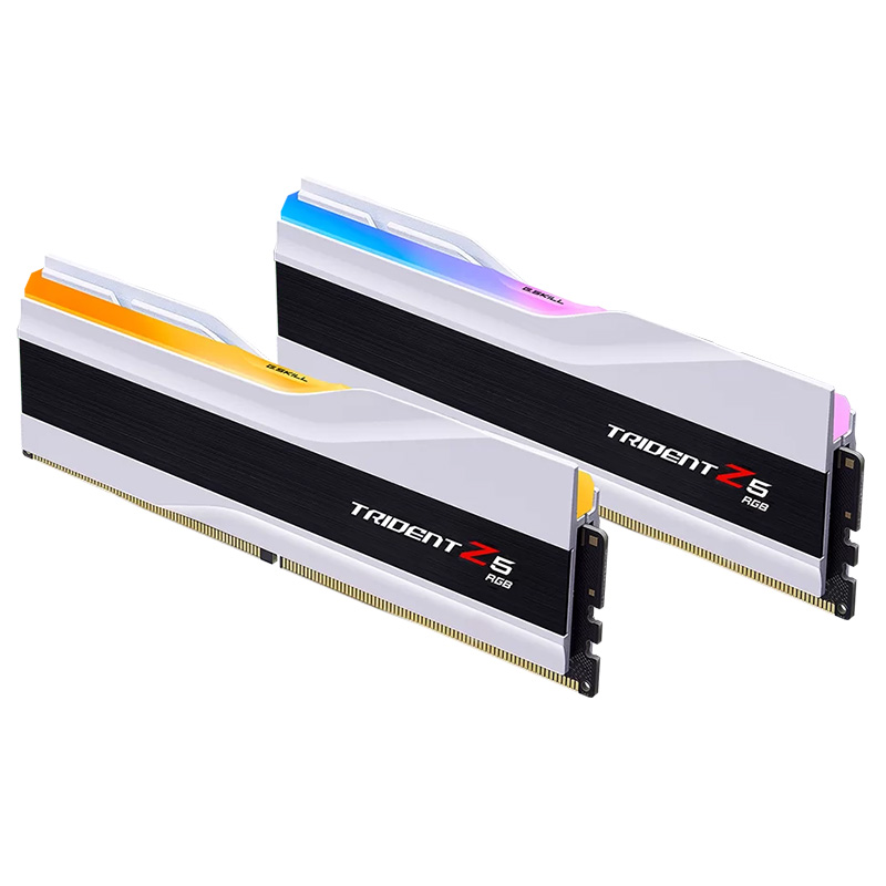 G.Skill 32GB (2x16GB) F5-6000J3636F16GX2-TZ5RW Trident Z5 RGB 6000MHz DDR5 RAM - White