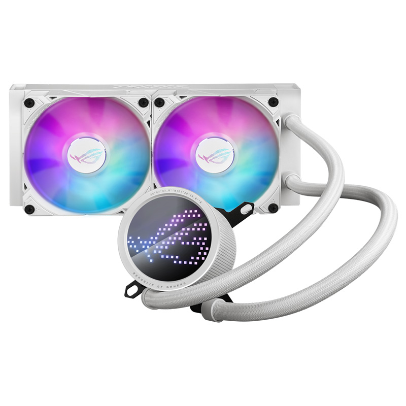 Asus ROG RYUO III 240 ARGB Liquid CPU Cooler - White (ROG RYUO III 240 ARGB WHT)