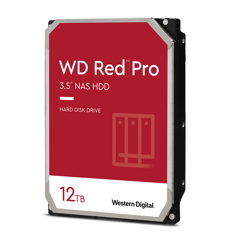 Western Digital 12TB Red Pro 7200RPM 3.5in NAS Hard Drive (WD121KFBX)