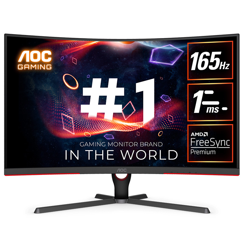 AOC 31.5in QHD 165Hz FreeSync Curved Gaming Monitor (CQ32G3SE)